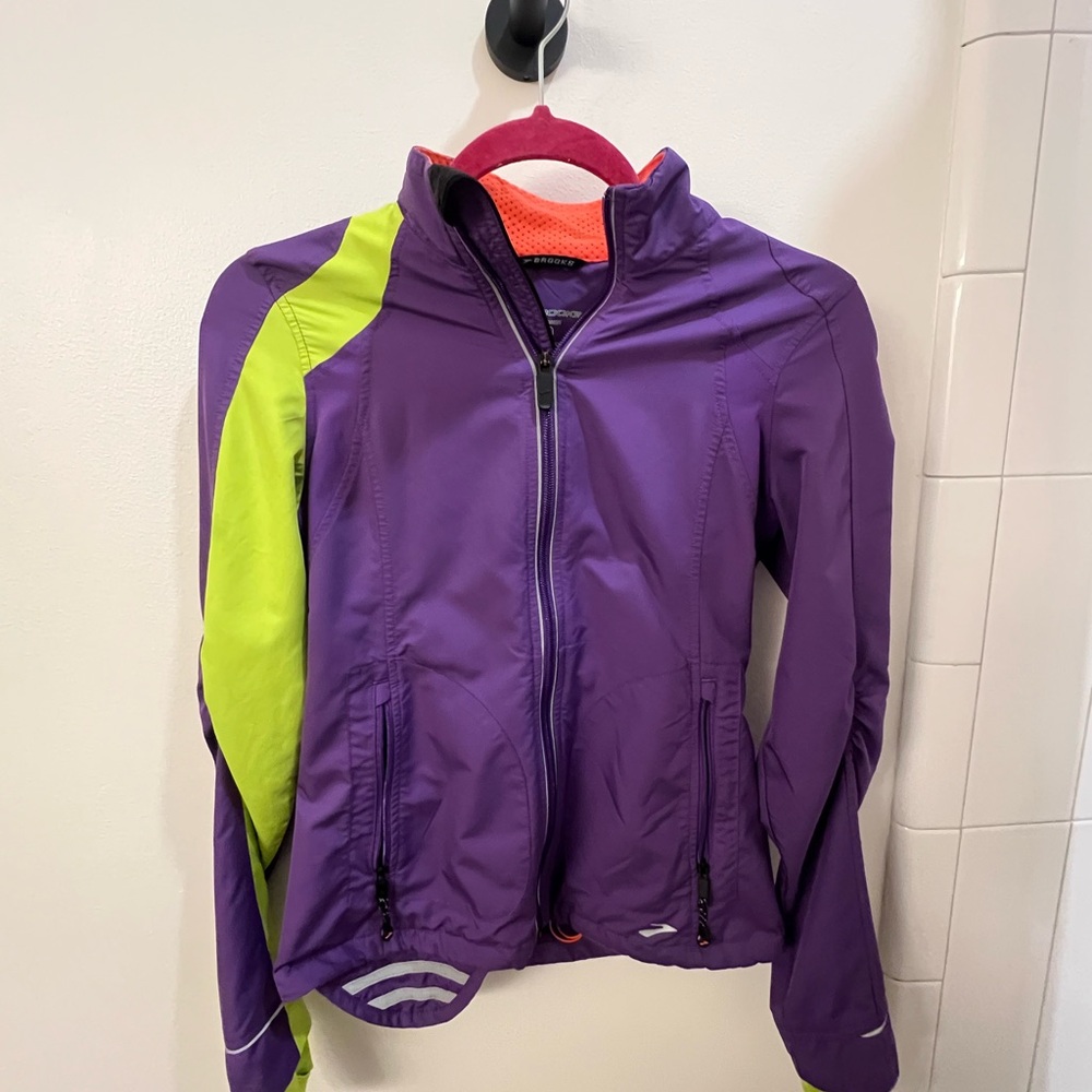 Purple and Green Athletic Jacket